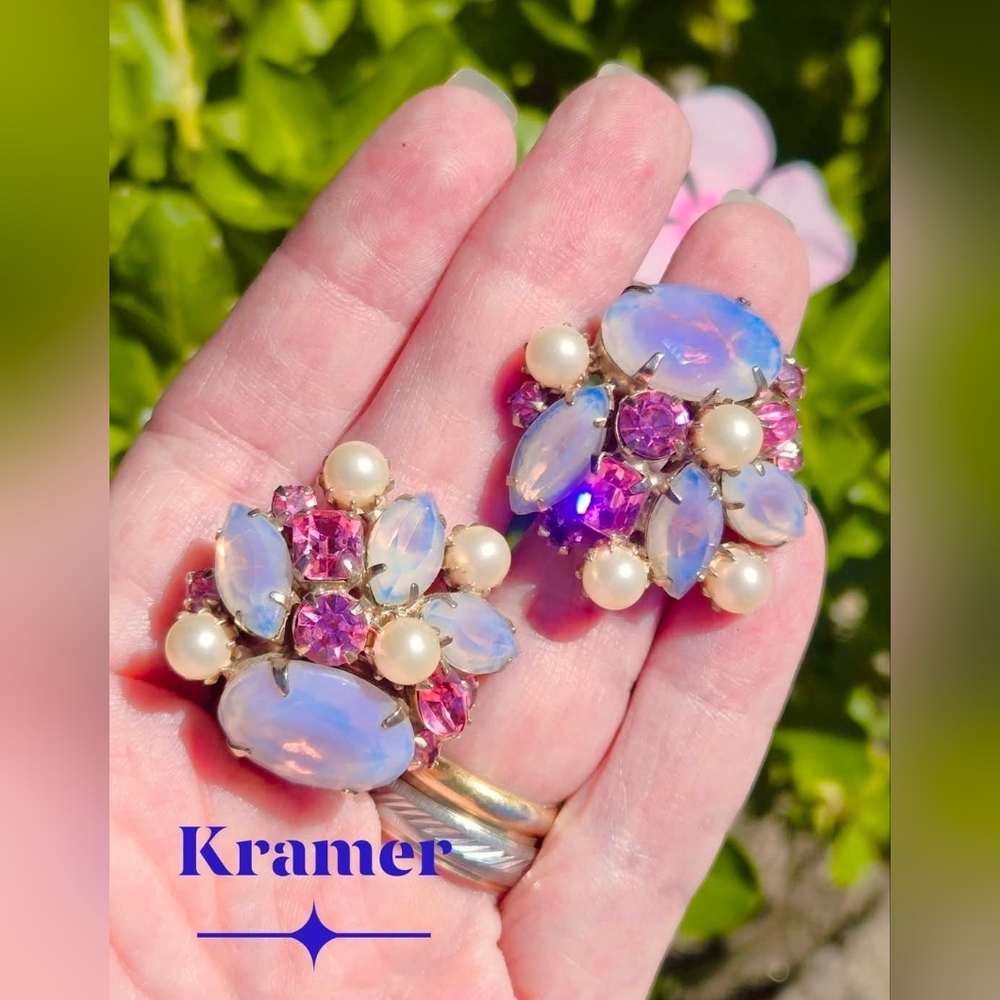 Vtg KRAMER Earrings